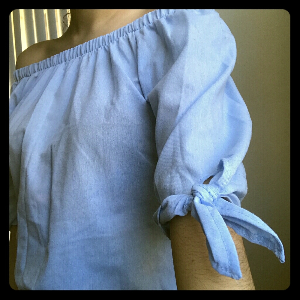 Off the shoulder blouse